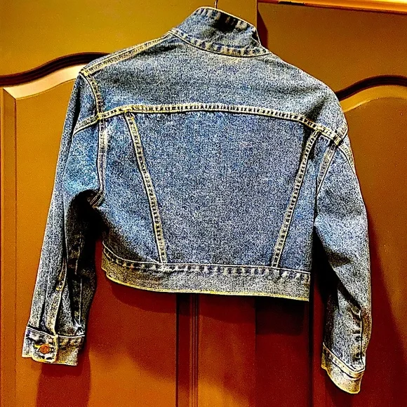 Vintage REAL 80s oversized Dolman Guess Marciano Crop Jacket S 🇺🇸 - Picture 2 of 14